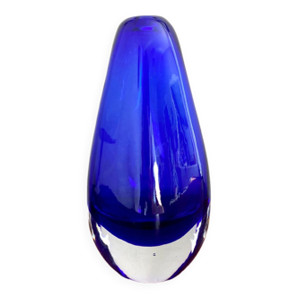 Blue murano vase