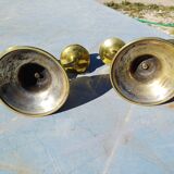 Paire de Chandelier Laiton