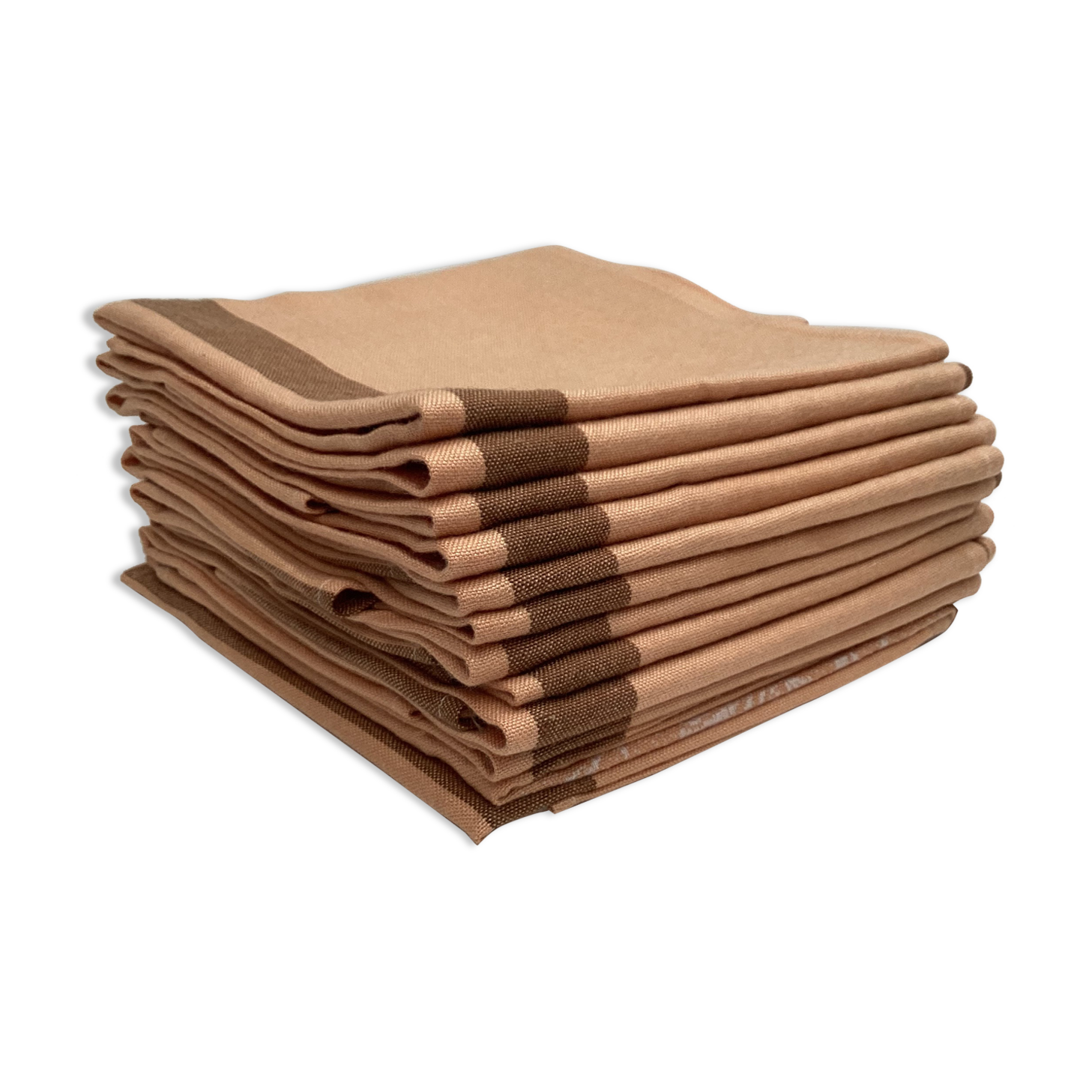 Set of twelve cotton / linen vintage towels