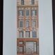 Charme de Marseille lot de 12 grandes lithographies bâtiments C. d'Ortoli