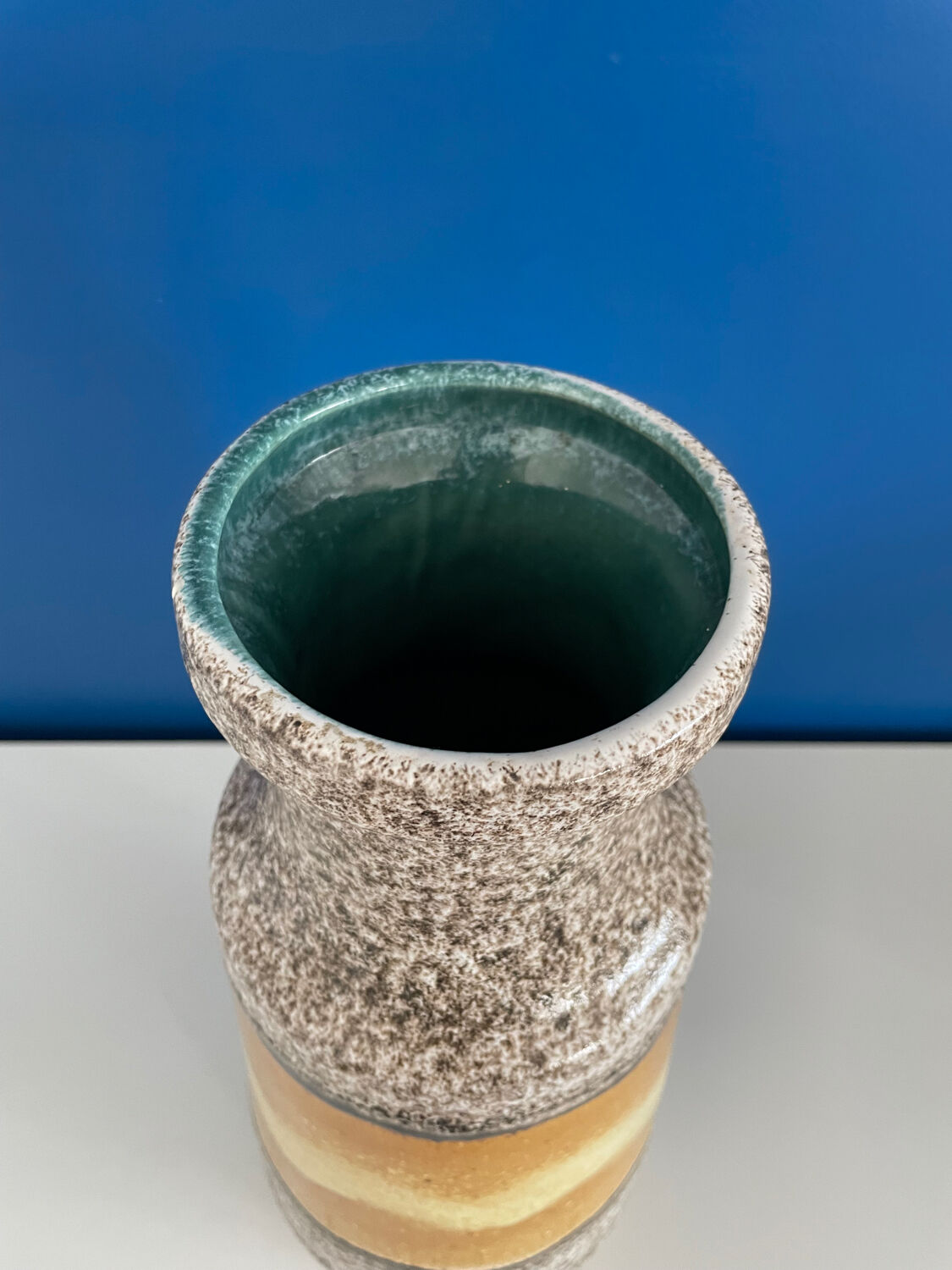 Large ceramic vase west germany bay