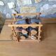 Three old wooden cars