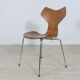 Model 3130 Dining Chairs by Arne Jacobsen for Fritz Hansen, 1970s, Set of 4