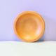Vintage light wood brutalist bowl