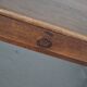 Antique Oak 19th Century French Rustic Farmhouse Dining Table