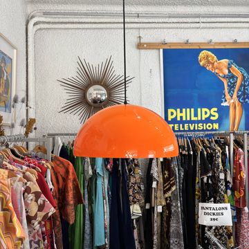Suspension orange Space Age 1970
