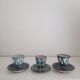 Lot de 3 coquetiers Vallauris Robert Picault