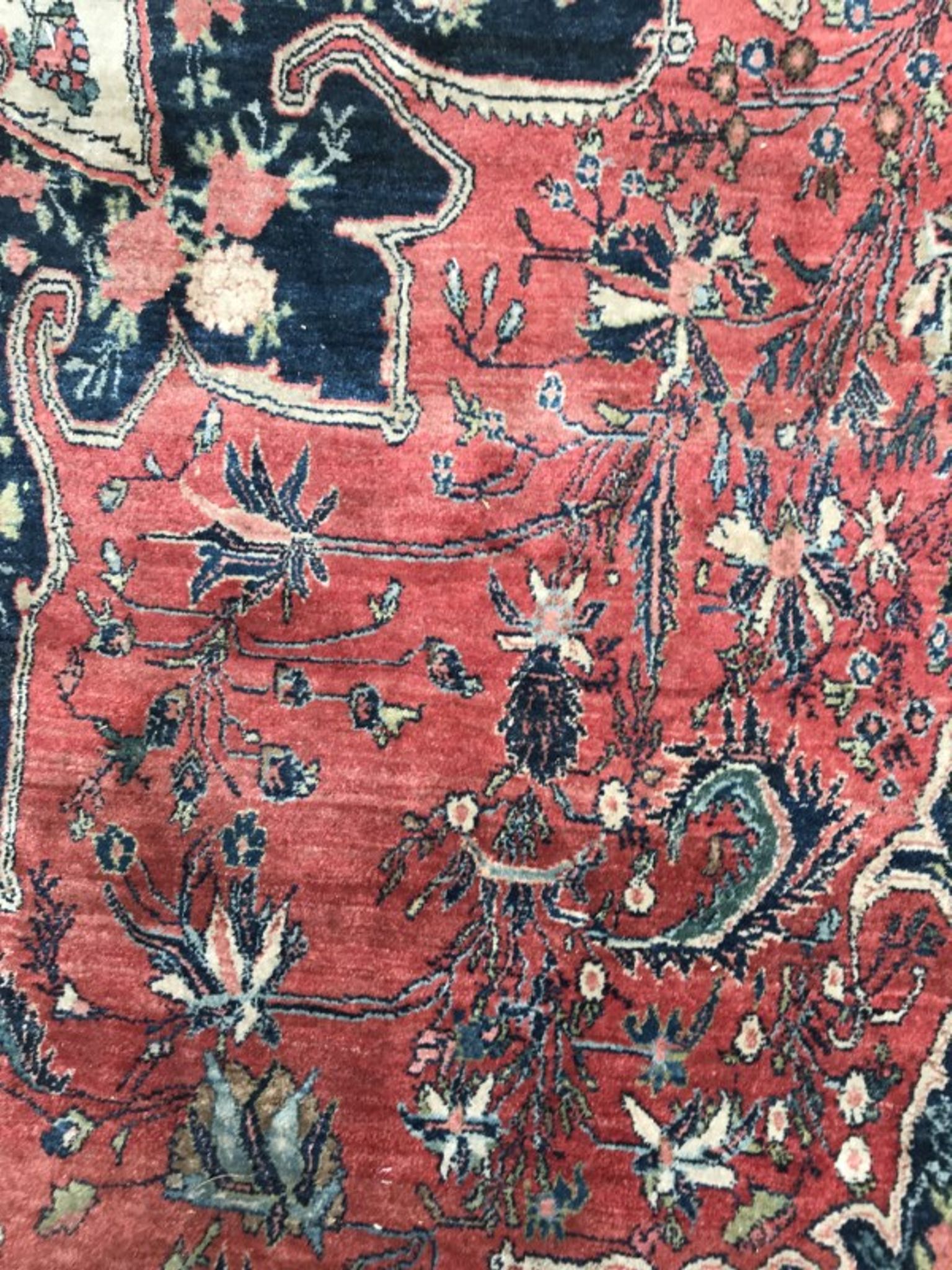 Carpet old Persian is Bijar hand 183 X 268 CM