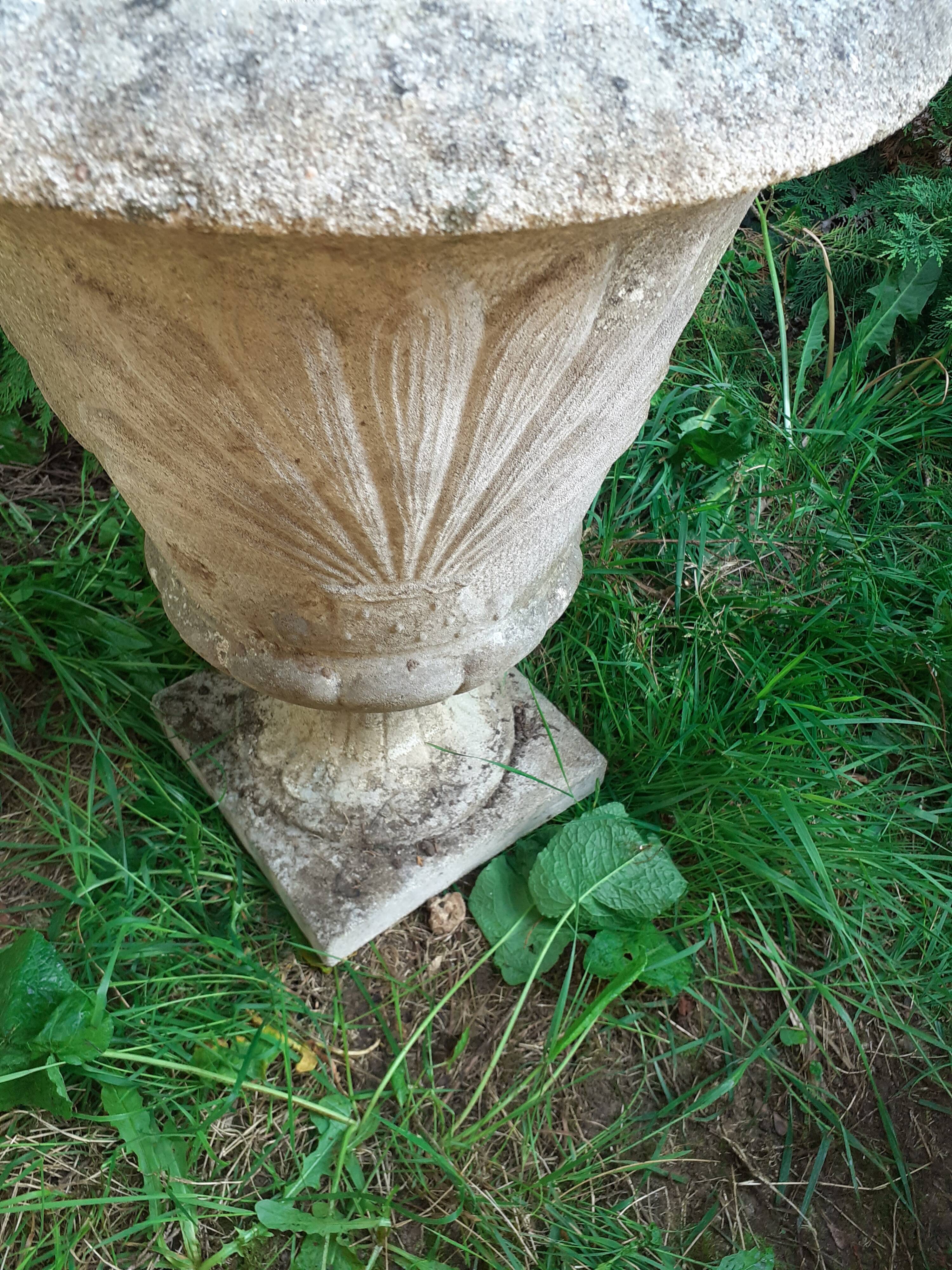 Pair of stone planter medicis