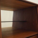 Enfilade haut en teck, design danois, années 1960, production : Danemark