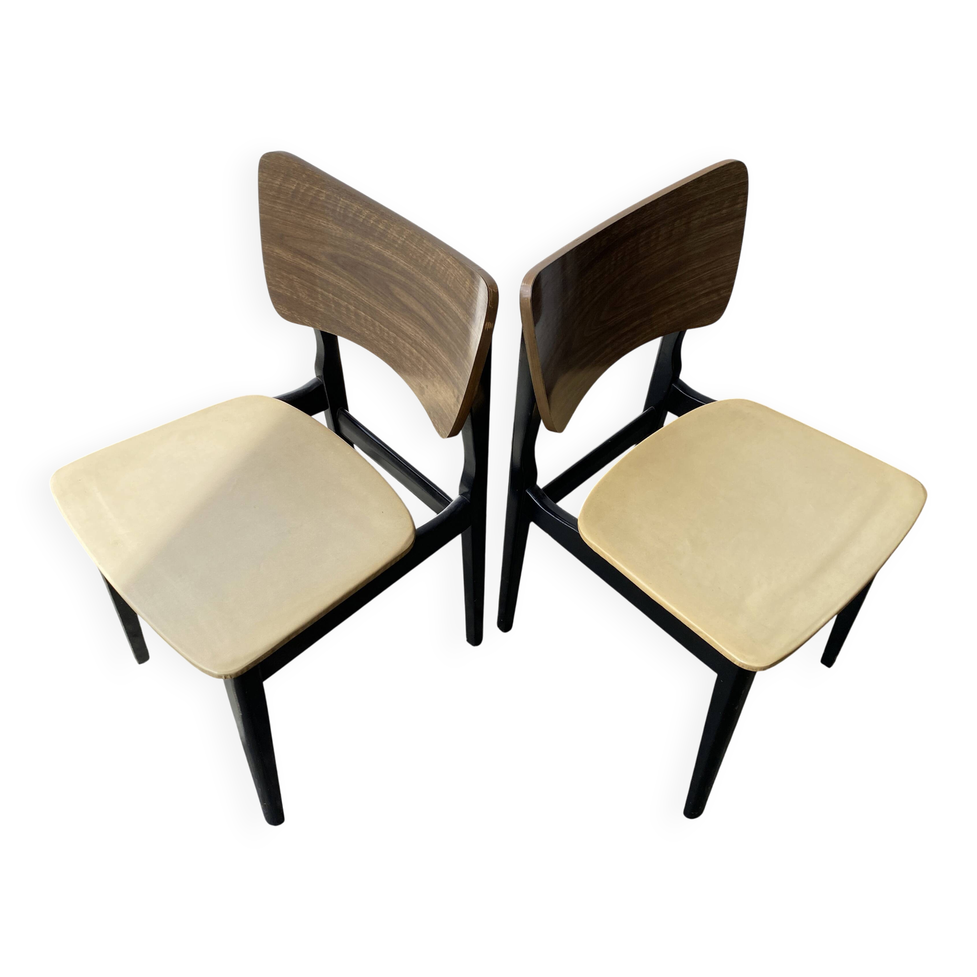 Pair of Mid-Century vintage retro Dining Chairs