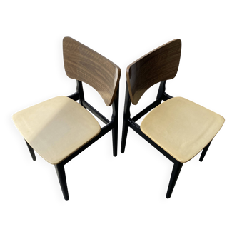 Pair of Mid-Century vintage retro Dining Chairs