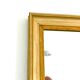 Miroir en bois bi colore