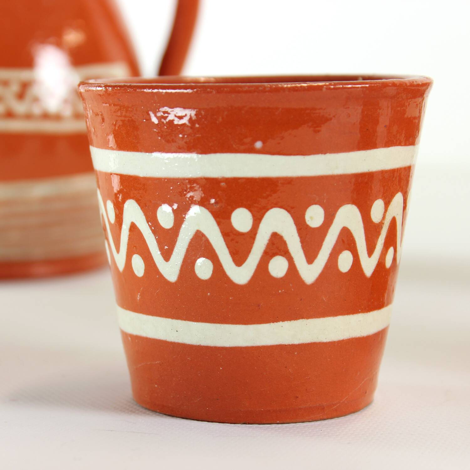 Ceramic Drinking Set, Czechoslovakia 1960s