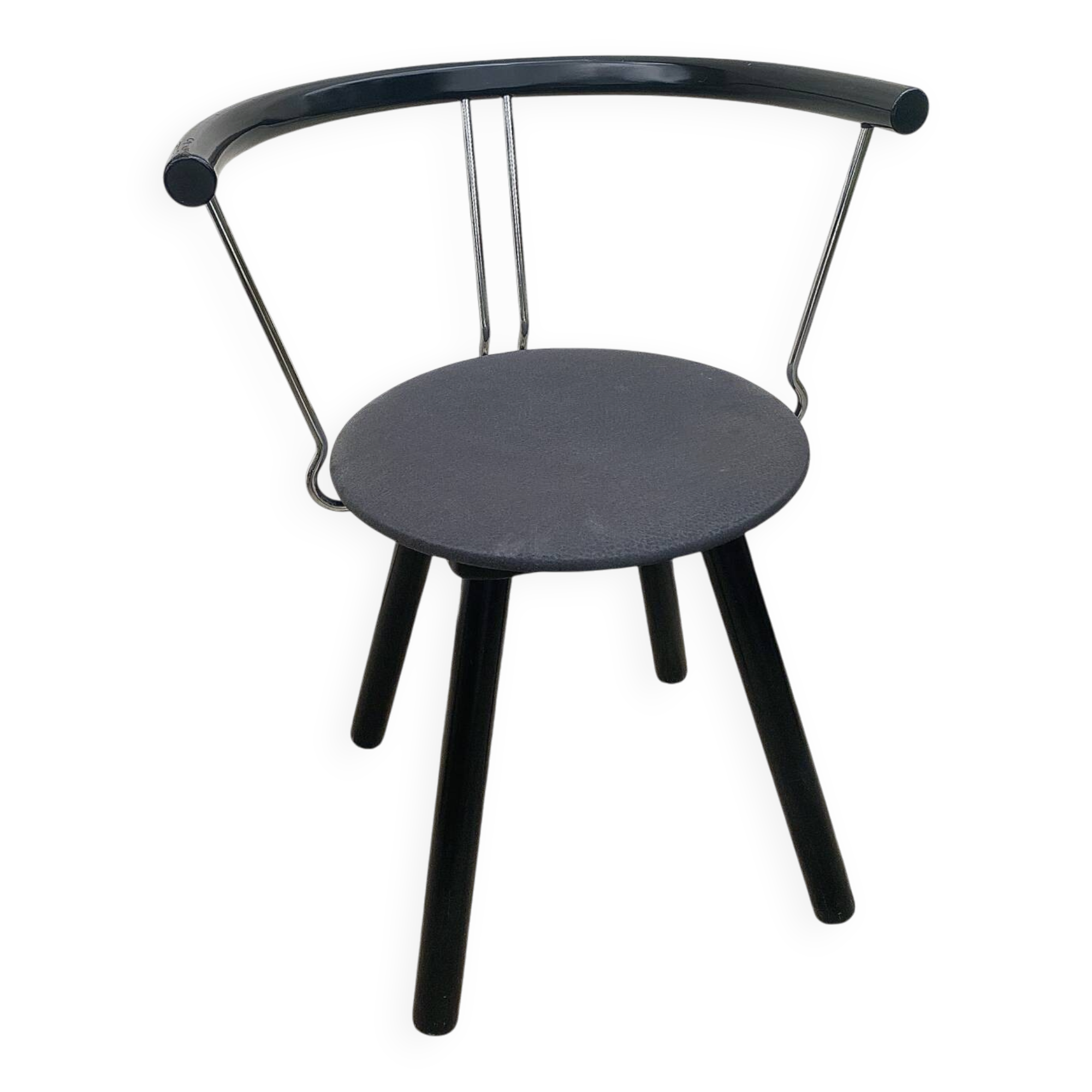 Techna armchairs – asahi kogyo, italian manufacture, 1990s