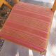 4 cosy chairs, solid wood and fabric