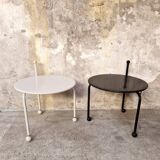 Pair of Ikea Bogen tables, 1986