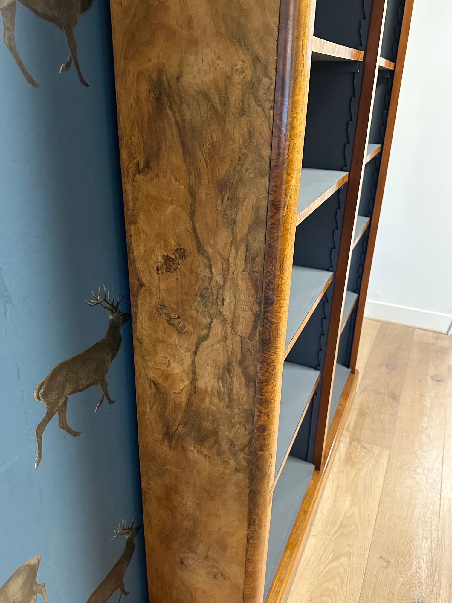Antique open bookcase