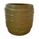 Large green designer flowerpot
