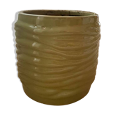 Large green designer flowerpot