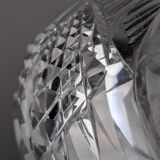 French Art Deco Cut Crystal 'Mushroom' Table Lamp, 1920s