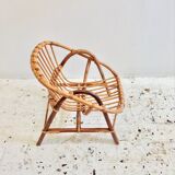 Armchair in rattan