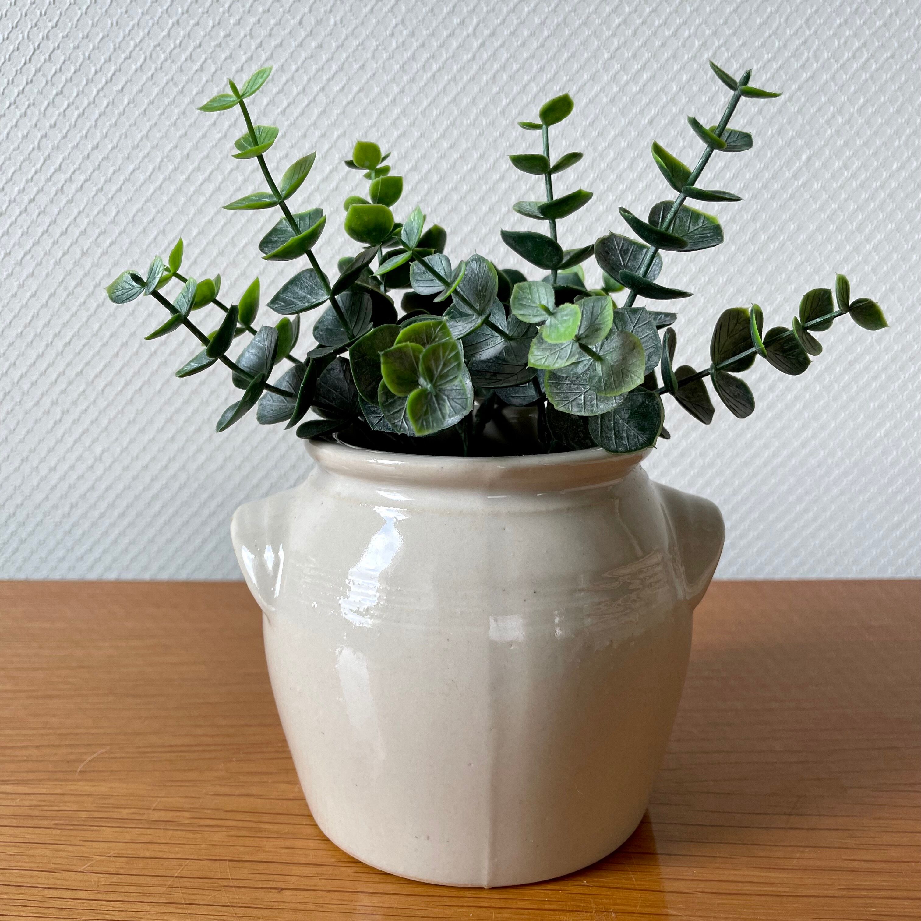 Pot en grès émaillé vintage