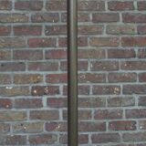 Old copper art deco floor lamp