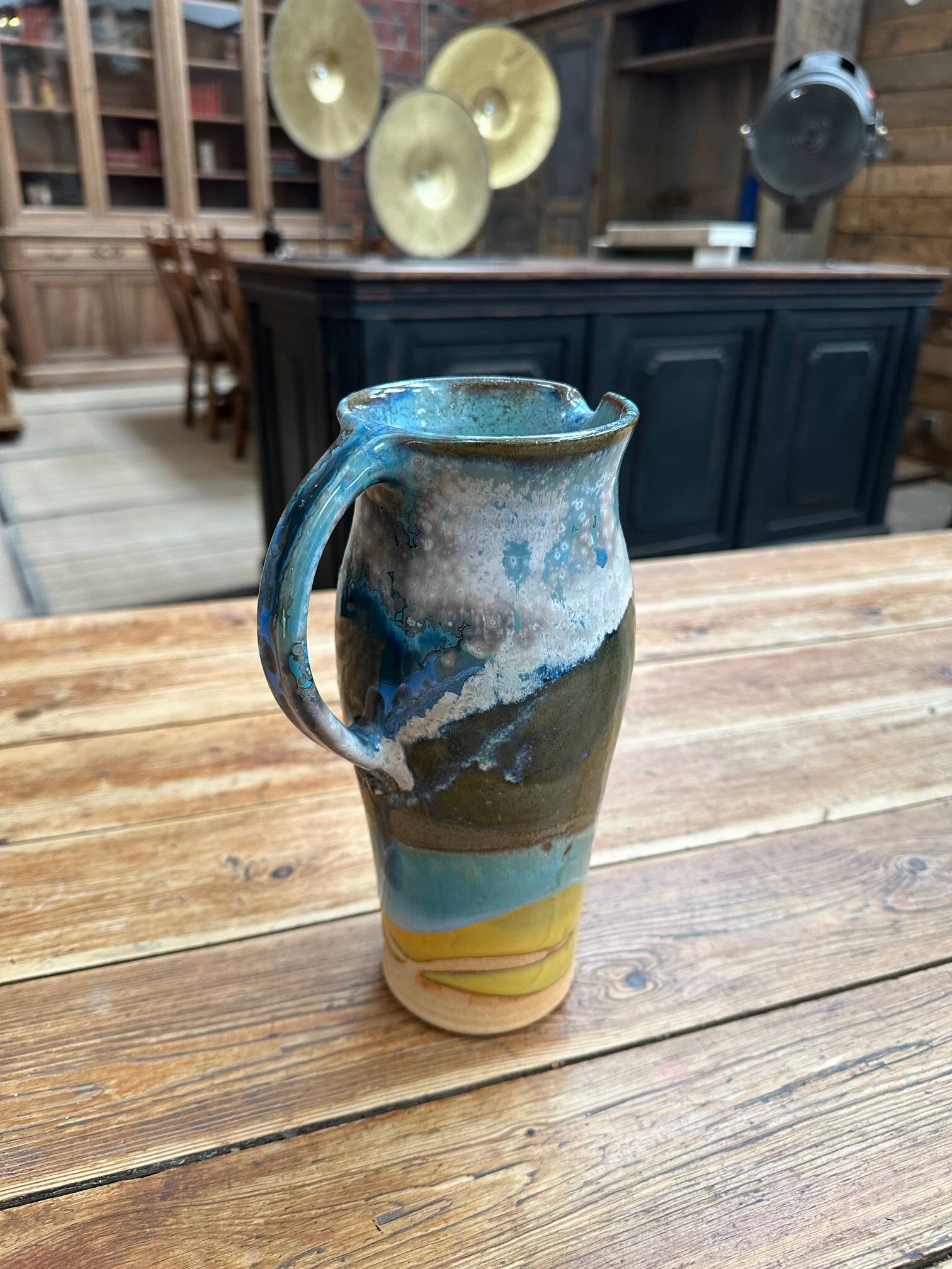 Handcrafted pottery signed by the artist