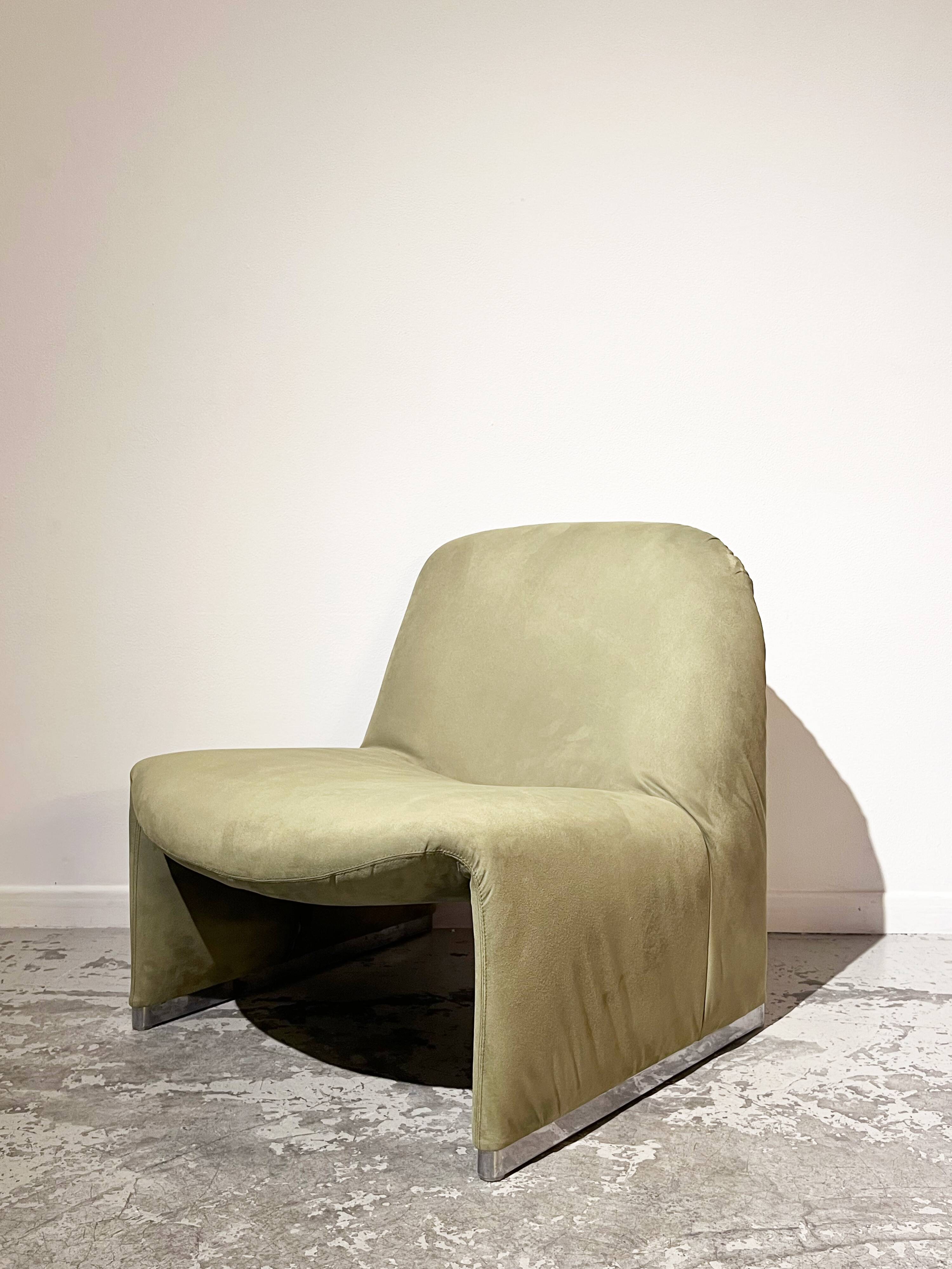 Alky fireside chair by Giancarlo Piretti for Castelli Italy 1970s