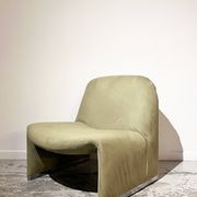 Alky fireside chair by Giancarlo Piretti for Castelli Italy 1970s