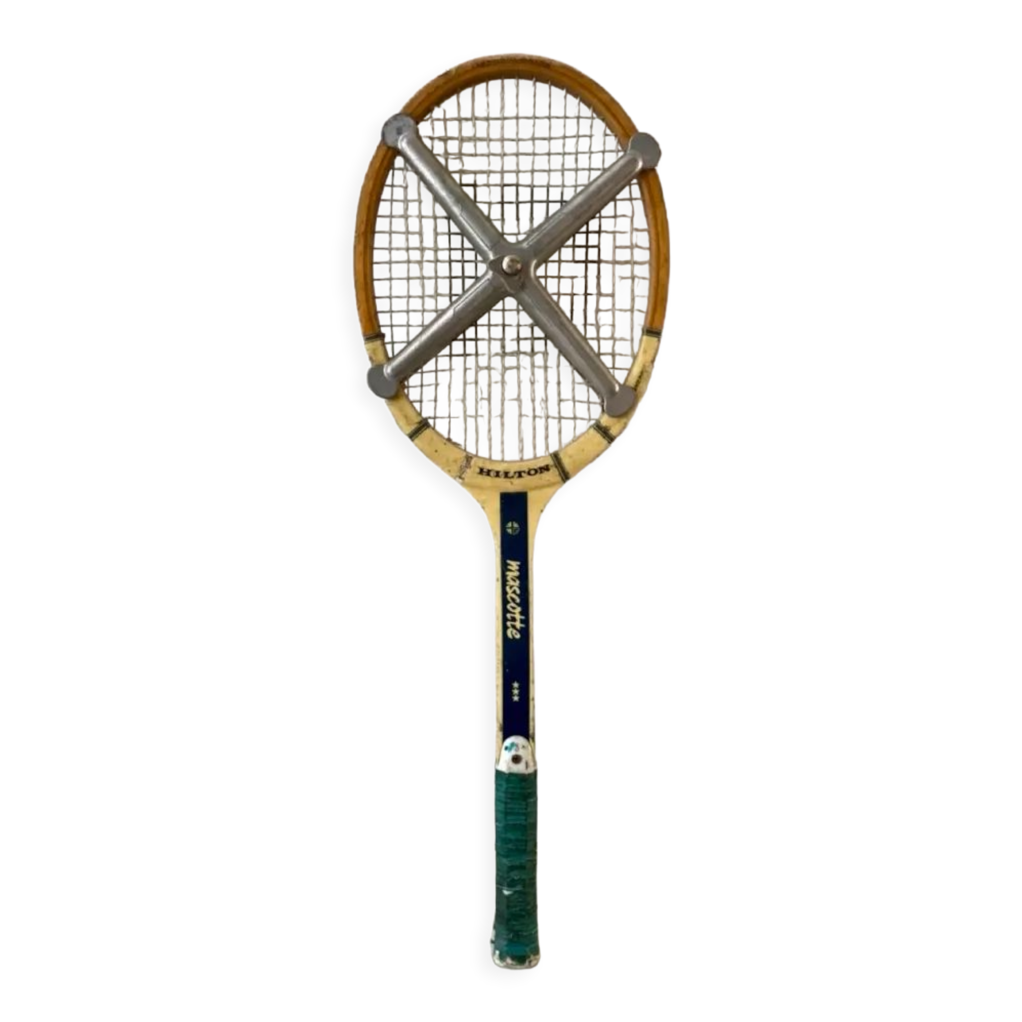 vintage racket with tensioner Mascot 70s