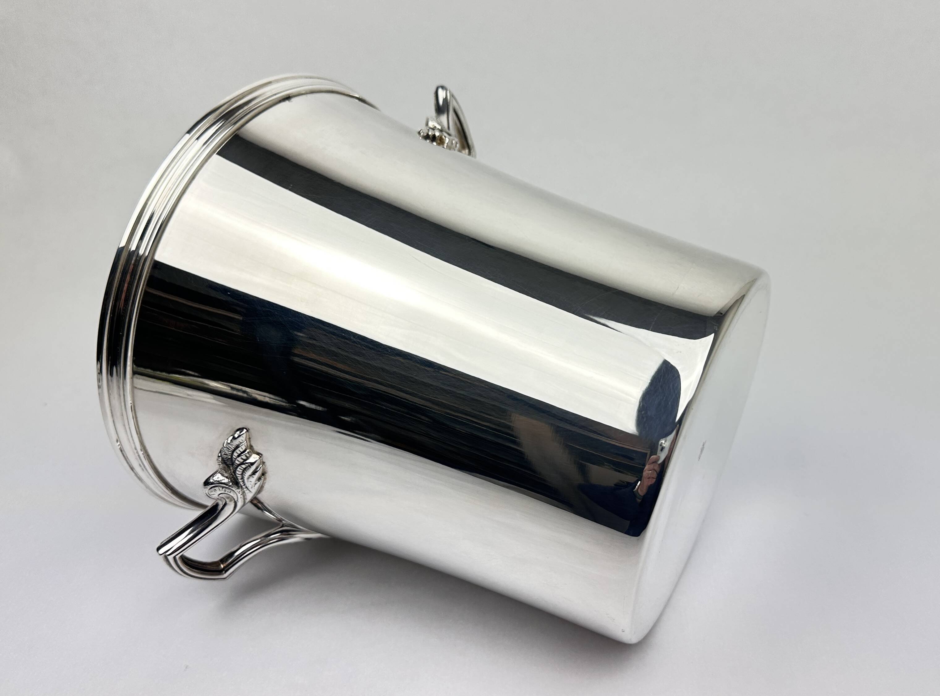 Champagne Bucket, for Cooling, in Silver Metal Roux-marquand