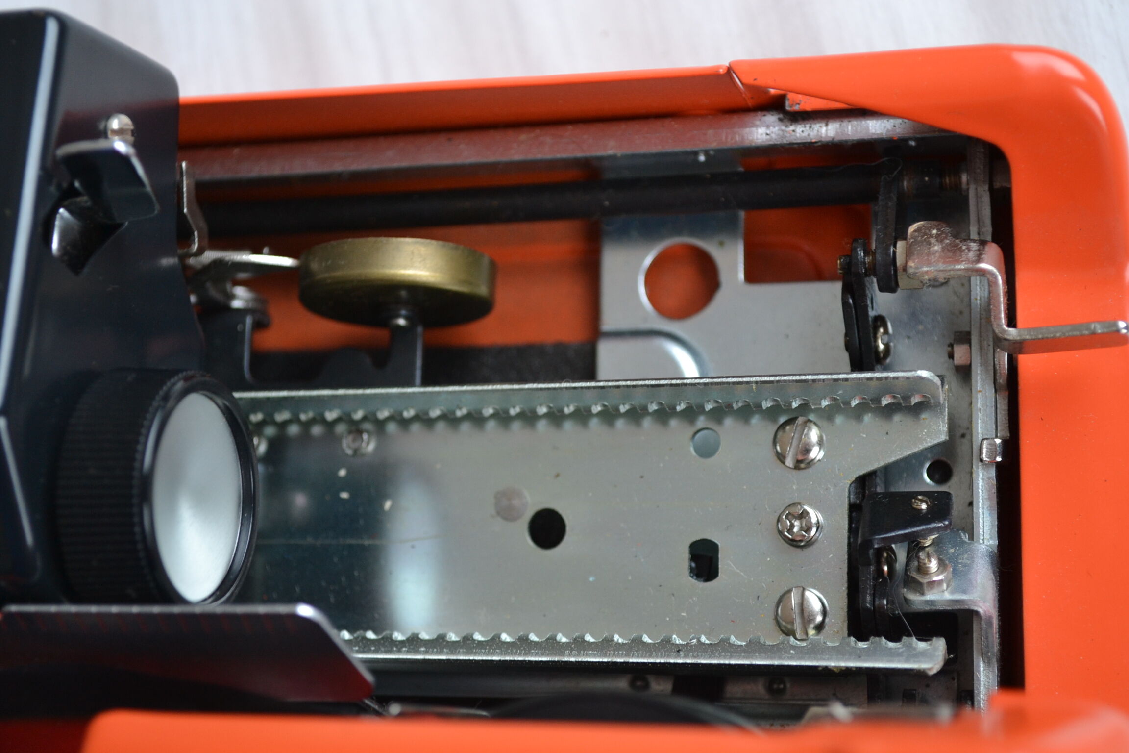 Brother 210 - 1970 orange typewriter