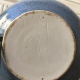 Vintage signed ceramic lamp