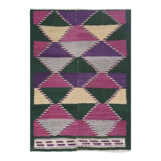 Tapis vintage turc de Oushak, tissé à la main 105x148 cm