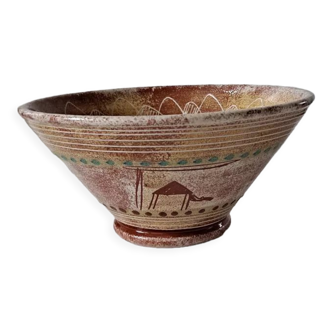 Glazed terracotta bowl