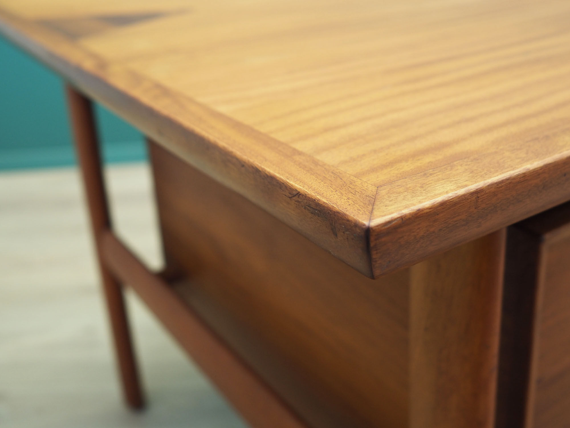 Mahogany desk, Danish design, 1960s, designer: Arne Vodder, production: Sibast