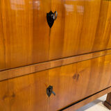 Biedermeier Two Drawer Commode, Cherry Veneer, South Germany, circa 1820