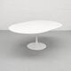 Extendable custom Knoll Tulip Dining Table, 1980
