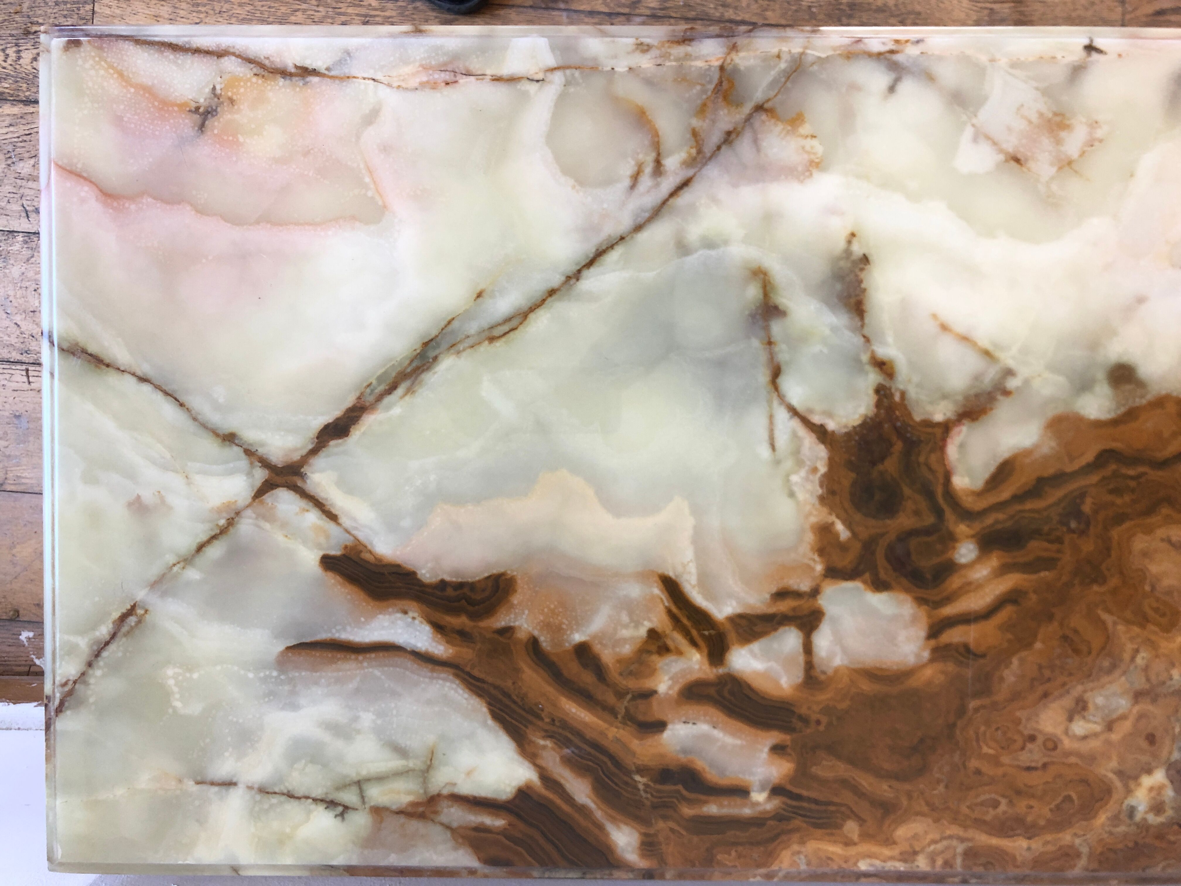 Marble onyx coffee table