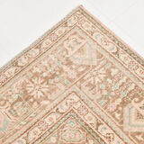 6x9 dusty pink wool persian rug 287x192cm