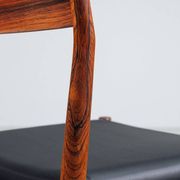 Arne Vodder model 418 dining chairs in rosewood Sibast Mobler Denmark 1960