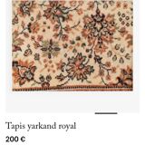 Tapis yarkand royal