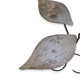 Brushed Metal Garden Table Leaf Patterns
