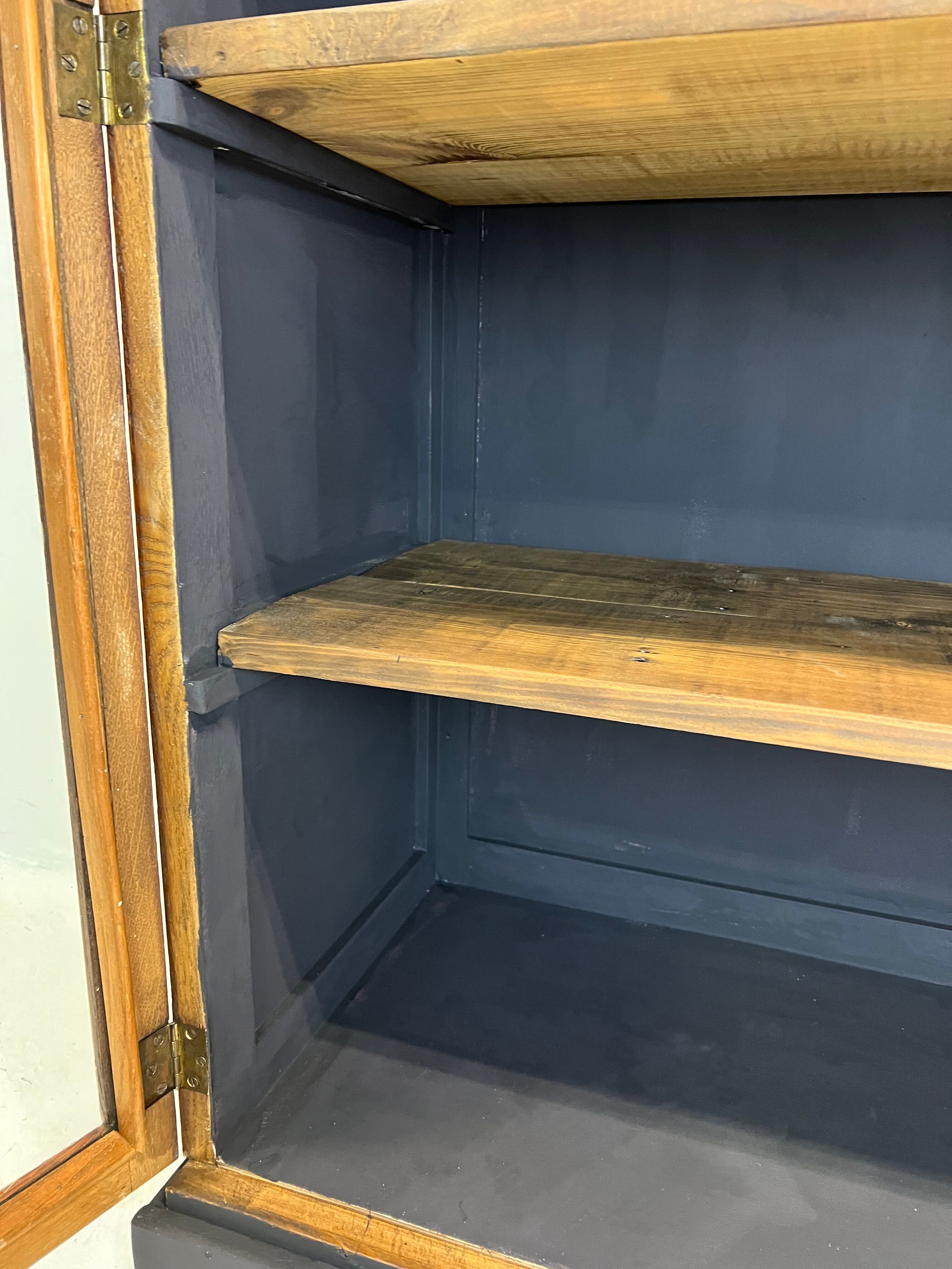 Oak showcase from the 50s