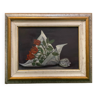 Still life red roses, Summa, 20th century
