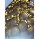 Contemporary gold florentine iron pendant light