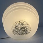 Lampe de table en verre, années 1970