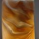 Postmodern Orange Murano Glass and Brass Pendant by La Murrina, Italy, 1980
